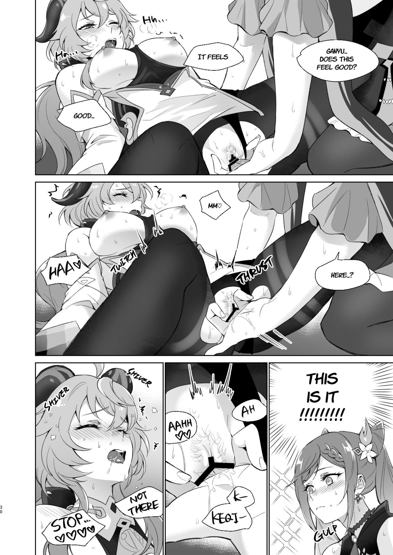 Hentai Manga Comic-Sleep With Me, Ganyu-Read-28